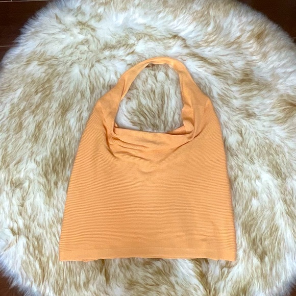 LE LIS Collection Halter Top - Size Medium in “Apricot” - Picture 7 of 7